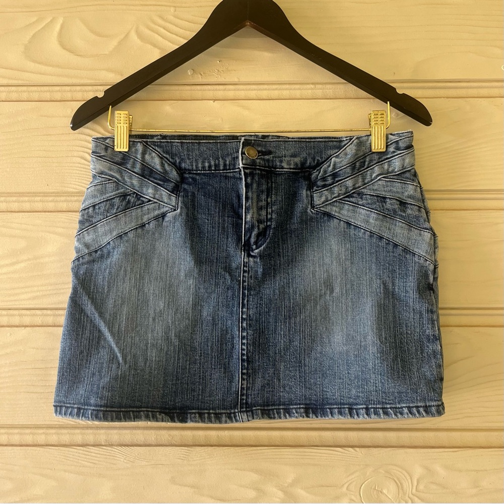 Vintage Denim Blue Skirt